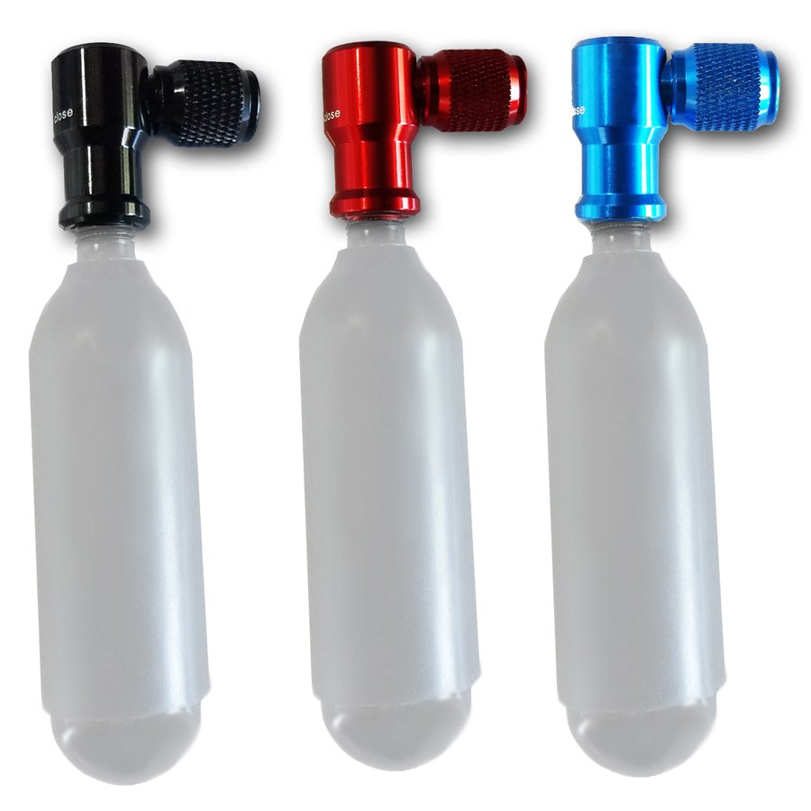 3 inflators w CO2 cartridge